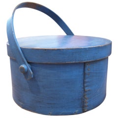 Antique Blue Pantry Box