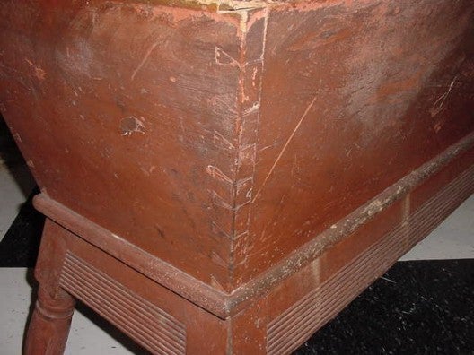 antique dough box