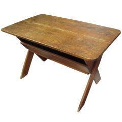 Antique Small Sawbuck Table