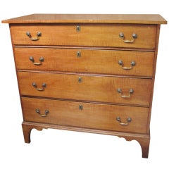 Antique Tiger Maple Chest of Drawers