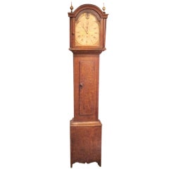 Antique Paint Decorated Tall Case Clock - Whiting