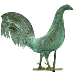 Copper Gamecock Weathervane