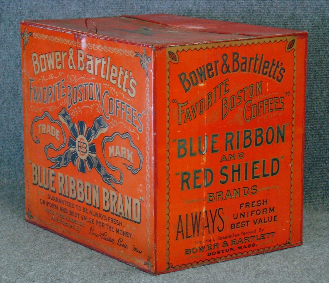 Decorated Store Counter Coffee Bin