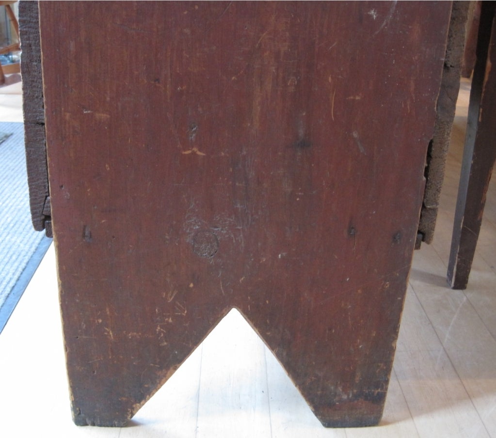 19th Century Painted Grain Bin