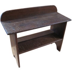 Antique Early Bucket Bench