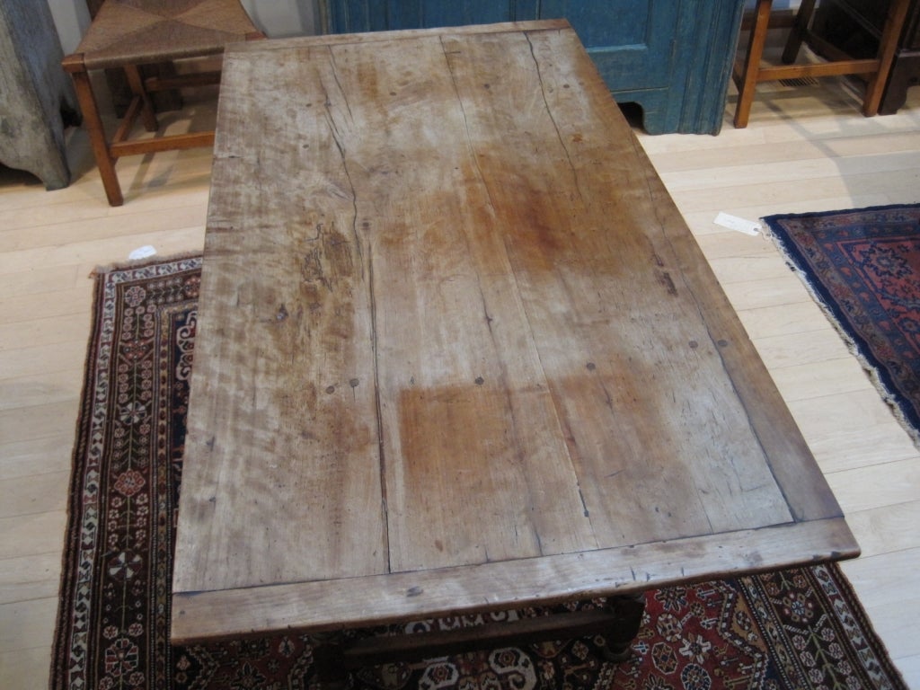 Early Box-Stretcher Tavern Table