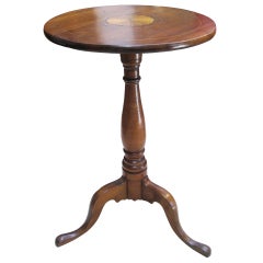 Queen Anne Parquetry Candlestand