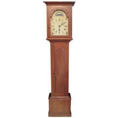 Antique Cherry Tall Case Clock - Roberts