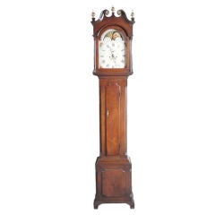 Cherry Chippendale Tall Case Clock