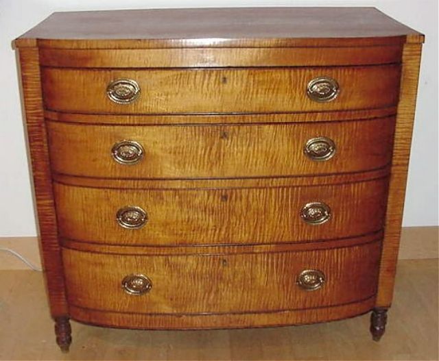 Federal Bow-Front Chest of Drawers