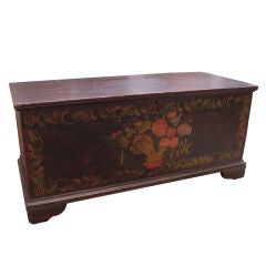 Painted Schoharie/Albany County (NY) Blanket Chest