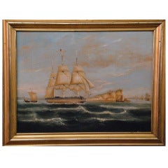 Maritime Painting of a Clipper Ship