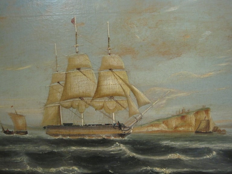 Maritime Painting of a Clipper Ship