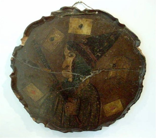 Primitive Folk Art Witch Painting