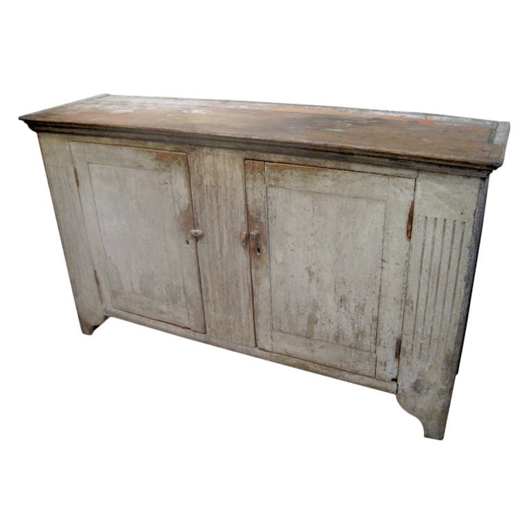 Painted Hudson Valley Cupboard Base at 1stDibs