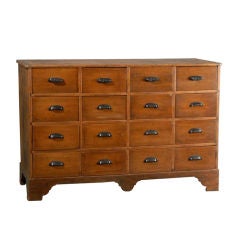 Antique Apothecary Chest with 16 Drawers