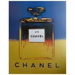 WARHOL Chanel Original vintage poster