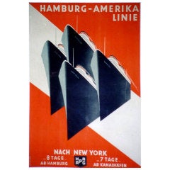 Vintage "Hamburg-Amerika Linie" by KOEKE