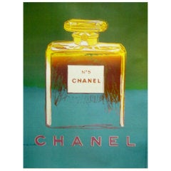 WARHOL Chanel Original Vintage Poster