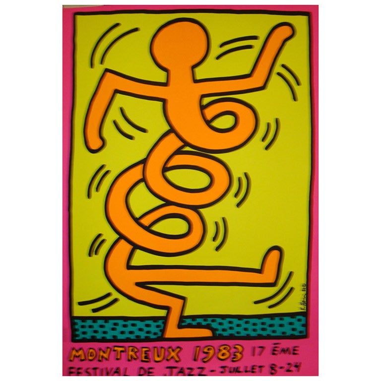 Montreux Festival by Keith HARING (1958-1990) For Sale