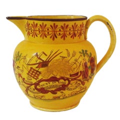 Antique Canary jug, 1825