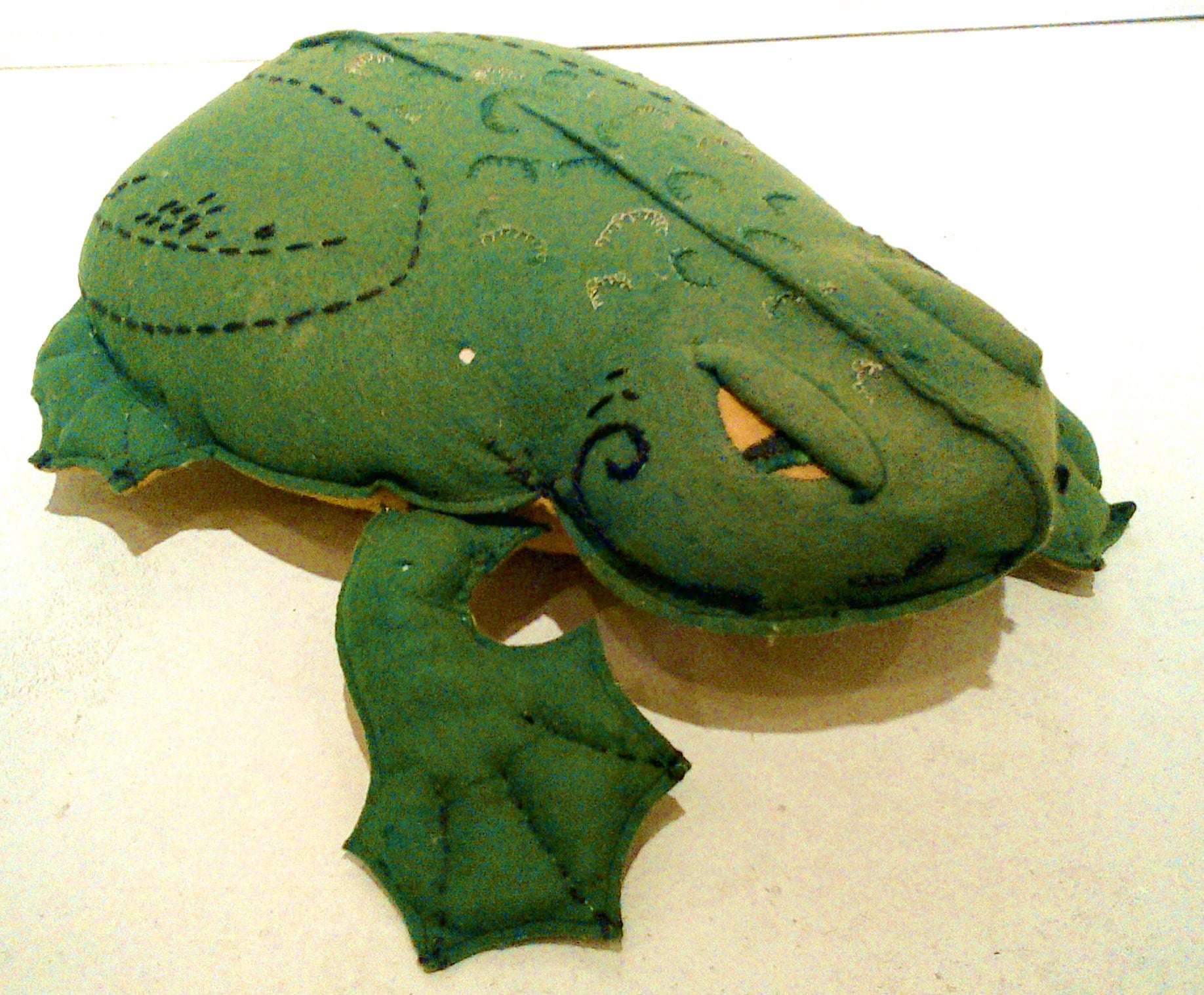 Large Felt Frog For Sale