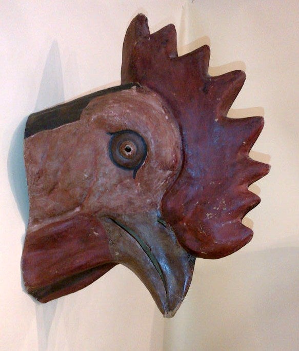Mid-20th Century Costume Head, Rooster For Sale