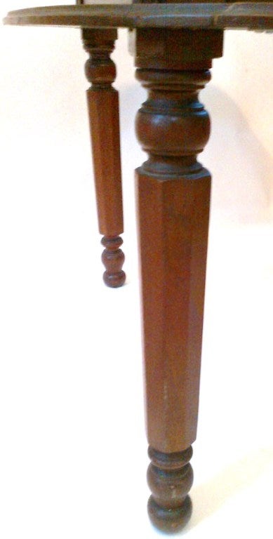 One-of-a-kind table with huge agate insert, from a PA museum