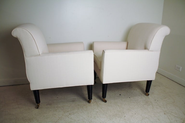 American Pair of Ralph Lauren Club Chairs