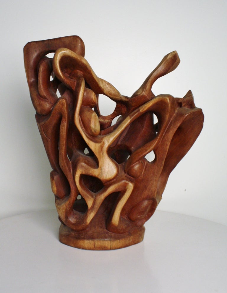 Large Figural Wood Sculpture at 1stDibs large wood sculpture, large