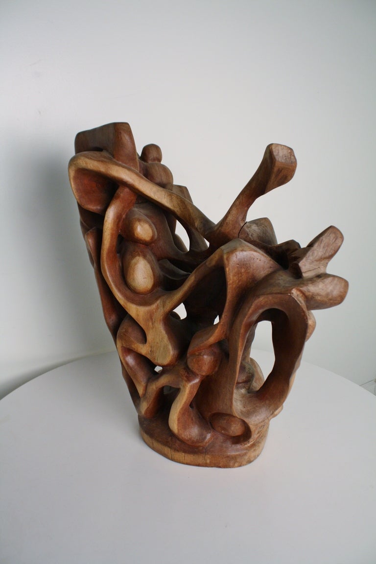 Large Figural Wood Sculpture at 1stDibs large wood sculpture, large