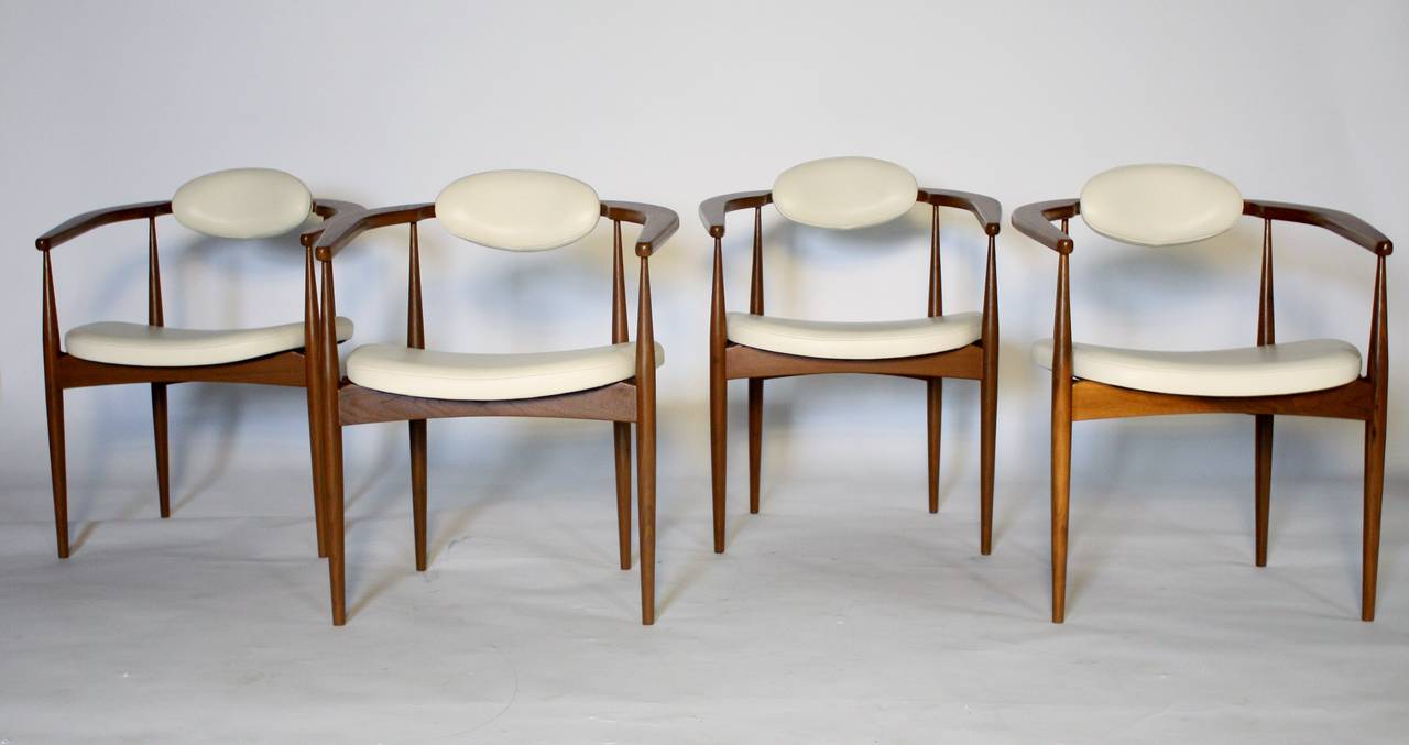 Woodwork Adrian Pearsall for Craft Associates Dining Set