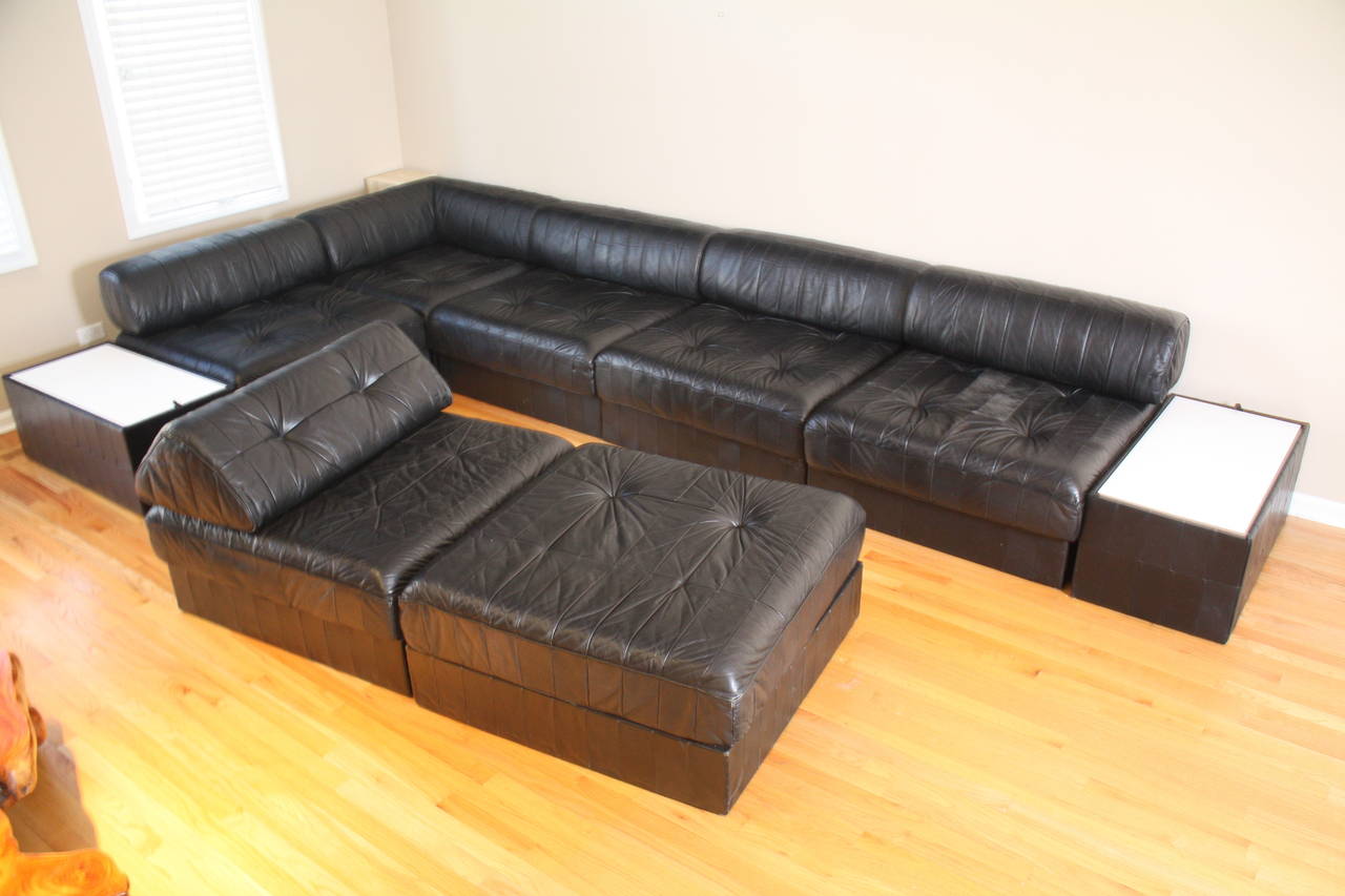 De Sede DS88 Leather Modular Sofa 2