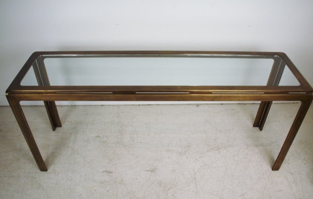 Mastercraft Bronze Sofa Table Console 1