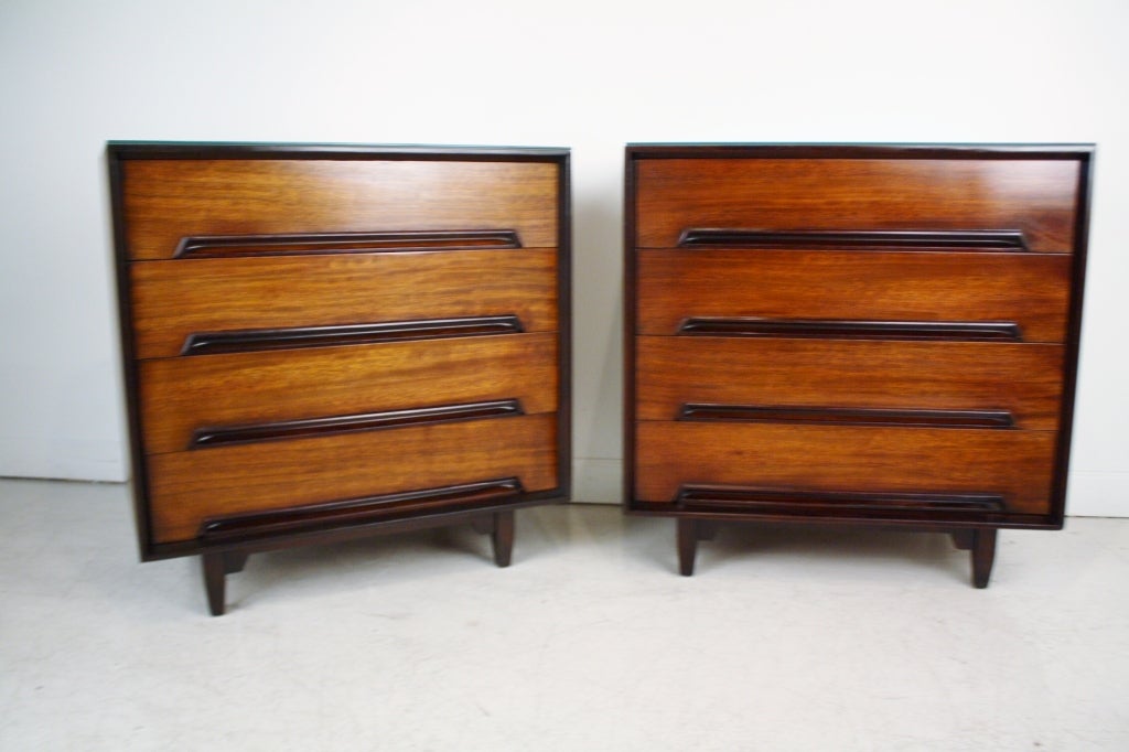 Pair of Milo Baughman Perspectives Commodes 2