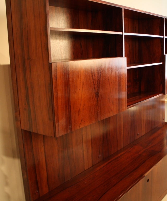 Poul Cadovius Rosewood Wall Unit 3