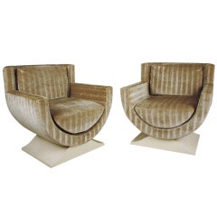 Vintage Richard Himmel Club Chairs