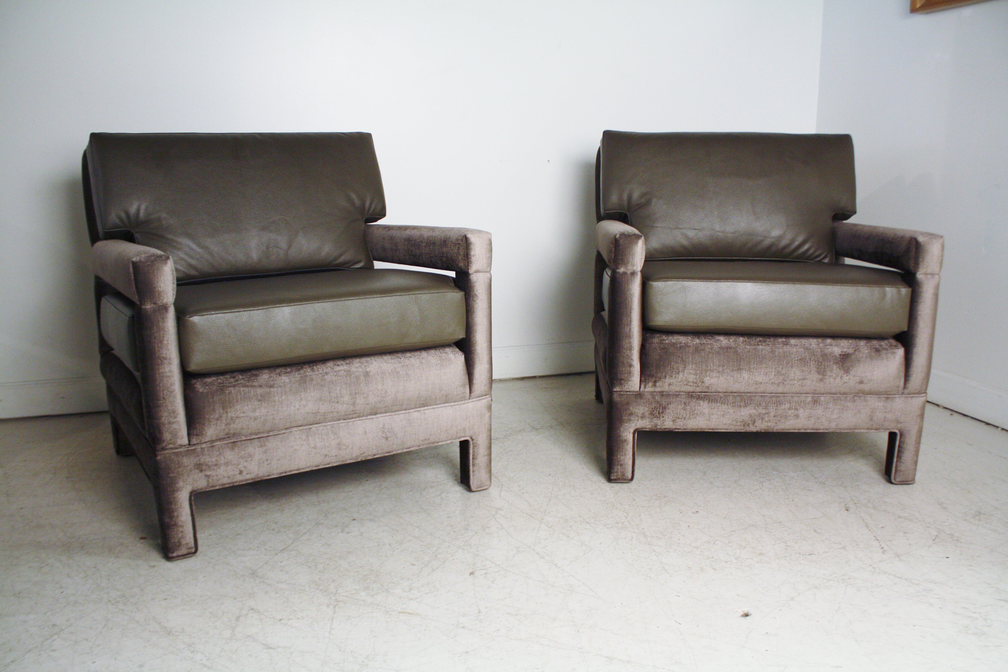 John Widdicomb Lounge Upholstered Armchairs