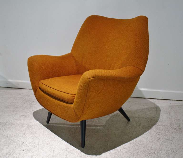 Mid-Century Modern Lawrence Peabody Selig Lounge Chair