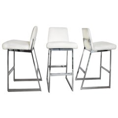 Milo Baughman Bar Stools