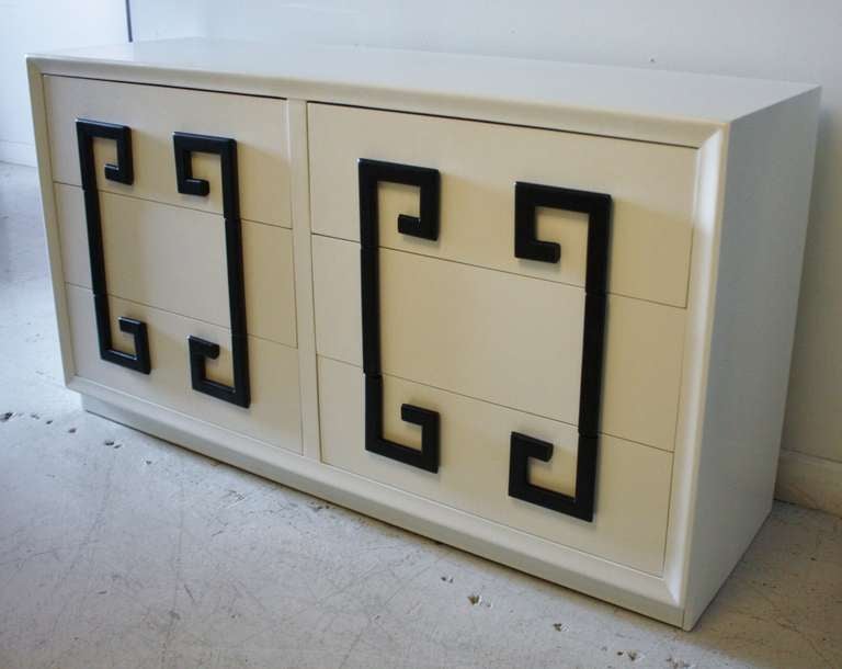 Vintage Greek Key Dresser in the style of Kittinger