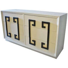 Vintage Greek Key Dresser in the style of Kittinger