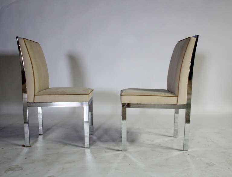  Dining Chairs by Milo Baughman for Design Institute of America 1