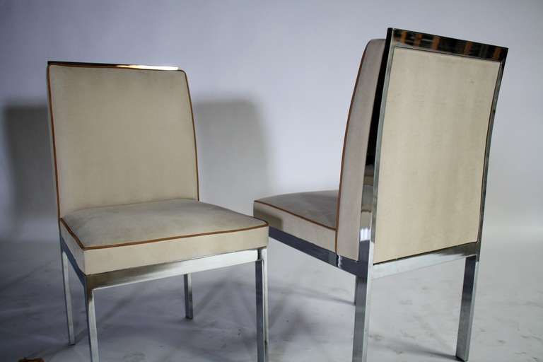  Dining Chairs by Milo Baughman for Design Institute of America 2