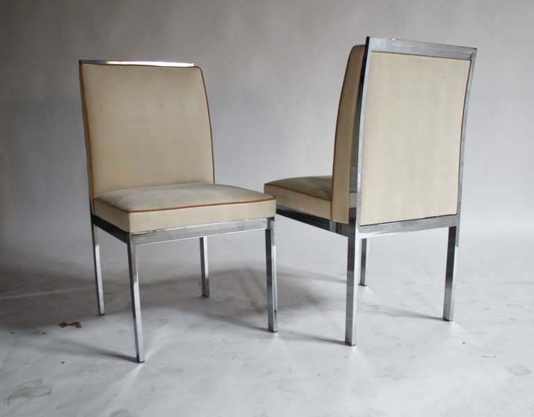 American  Dining Chairs by Milo Baughman for Design Institute of America