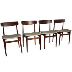 Danish Modern Rosewood Dining Chairs