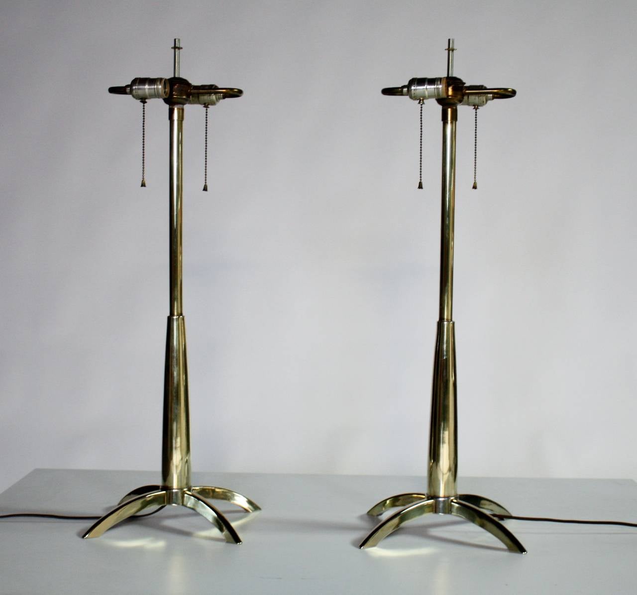 Mid-Century Modern Stiffel Rocket Lamps