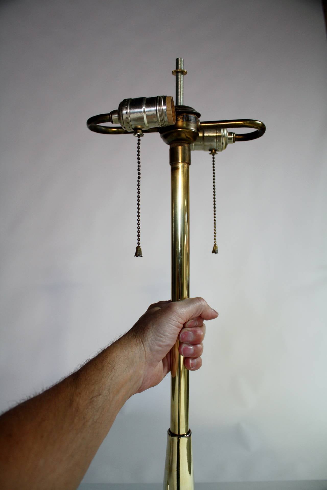 Brass Stiffel Rocket Lamps