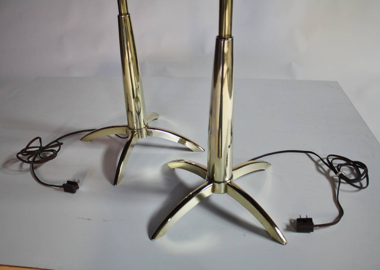 Mid-20th Century Stiffel Rocket Lamps