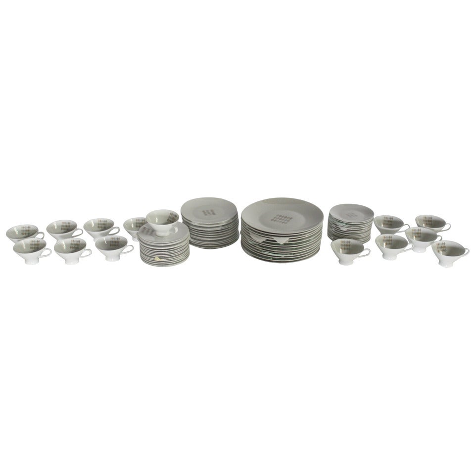 Raymond Loewy Rosenthal "Fanfare" China Service for Twelve